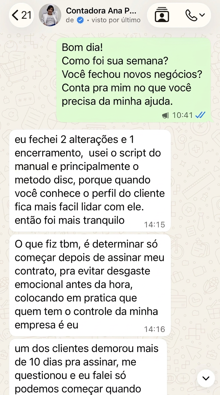 Depoimento Ana — 2 alterações e 1 encerramento
