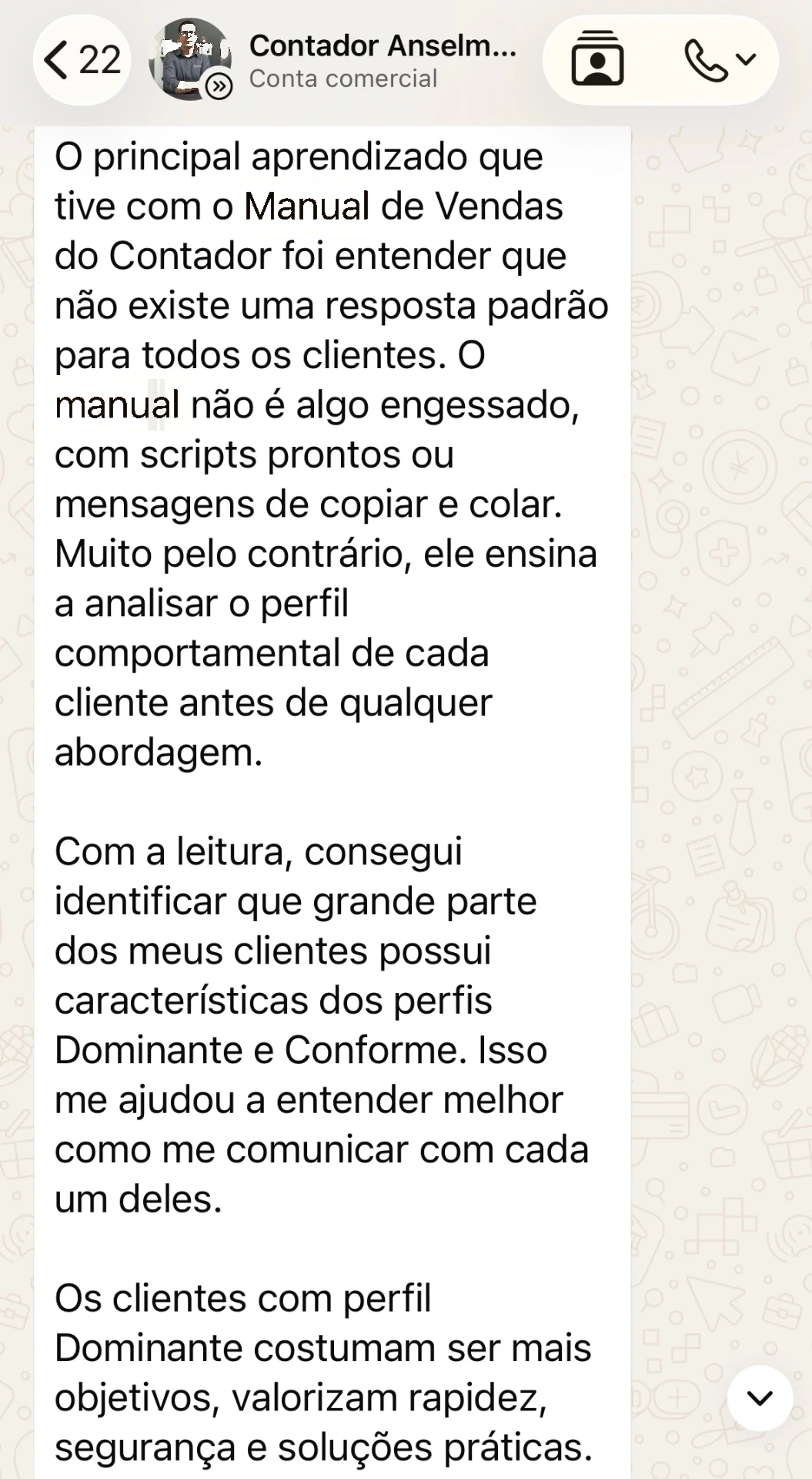 Depoimento Anselmo — perfis DISC